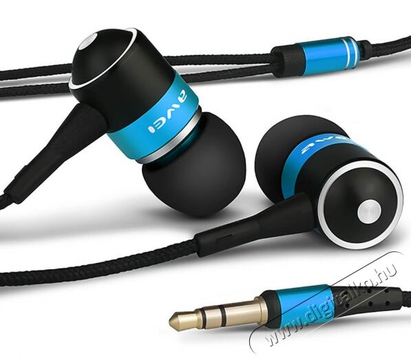 AWEI ES-Q3 In-Ear fülhallgató - kék Audio-Video / Hifi / Multimédia - Fül és Fejhallgatók - Fülhallgató - 323579
