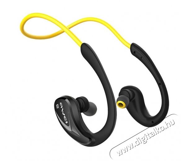 AWEI MG-AWEA880BL-07 Bluetooth fülhallgató headset - sárga Audio-Video / Hifi / Multimédia - Fül és Fejhallgatók - Fülhallgató mikrofonnal / headset - 348333