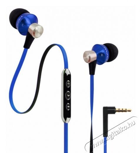 AWEI ES950vi In-Ear mikrofonos fülhallgató - kék Audio-Video / Hifi / Multimédia - Fül és Fejhallgatók - Fülhallgató mikrofonnal / headset - 323575