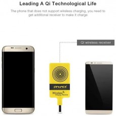 AWEI AWEI S7 Androidos telefonokhoz vezetéknélküli töltő adapter Mobil / Kommunikáció / Smart - Powerbank / Külső akkumulátor és töltő - 368639
