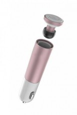 AWEI MG-AWEA870BL-22 autós Bluetooth headset szivargyújtó töltővel - rózsaszín Audio-Video / Hifi / Multimédia - Fül és Fejhallgatók - Fülhallgató mikrofonnal / headset - 348331
