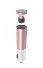 AWEI MG-AWEA870BL-22 autós Bluetooth headset szivargyújtó töltővel - rózsaszín Audio-Video / Hifi / Multimédia - Fül és Fejhallgatók - Fülhallgató mikrofonnal / headset - 348331