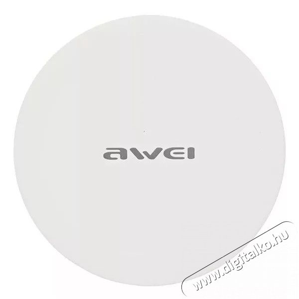 AWEI W6 10W ultra vékony vezeték nélküli töltő - fehér Mobil / Kommunikáció / Smart - Mobiltelefon kiegészítő / tok - Hálózati-, autós töltő - 380016