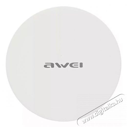 AWEI W6 10W ultra vékony vezeték nélküli töltő - fehér Mobil / Kommunikáció / Smart - Mobiltelefon kiegészítő / tok - Hálózati-, autós töltő - 380016