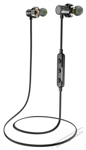 AWEI X670BL Bluetooth nyakpántos fekete sport fülhallgató Audio-Video / Hifi / Multimédia - Fül és Fejhallgatók - Fülhallgató mikrofonnal / headset - 395114