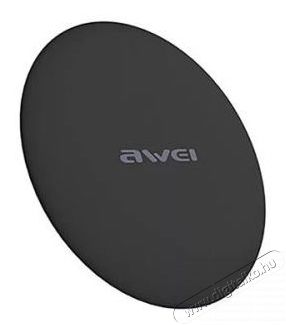 AWEI W5 ultra vékony fekete vezeték nélküli töltő Mobil / Kommunikáció / Smart - Powerbank / Külső akkumulátor és töltő - 394108