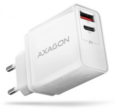 Axagon ACU-PQ22 QC3.0 + USB-C fali töltő Mobil / Kommunikáció / Smart - Mobiltelefon kiegészítő / tok - Hálózati-, autós töltő - 391112