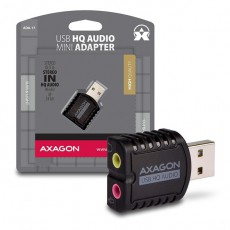 Axagon ADA-17 USB stereo HQ audio adapter Iroda és számítástechnika - Számítógép tartozék - Hangkártya - 391146