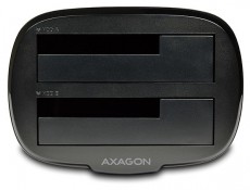 Axagon ADSA-ST USB 3.0 SATA fekete dual dokkoló állomás Iroda és számítástechnika - Egyéb számítástechnikai termék - 391308