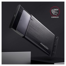 Axagon EE25-A6C USB 3.2 csavar nélküli külső alumínium HDD/SSD ház Egyéb - Nem forgalmazzuk ! - 391382