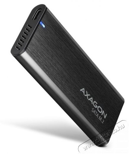 Axagon EEM2-SBC USB-C 3.2 Gen2 - M.2 SATA SSD ház Mobil / Kommunikáció / Smart - Powerbank / Külső akkumulátor és töltő - 391379