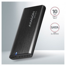 Axagon EEM2-SBC USB-C 3.2 Gen2 - M.2 SATA SSD ház Mobil / Kommunikáció / Smart - Powerbank / Külső akkumulátor és töltő - 391379