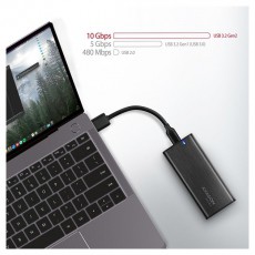 Axagon EEM2-SBC USB-C 3.2 Gen2 - M.2 SATA SSD ház Mobil / Kommunikáció / Smart - Powerbank / Külső akkumulátor és töltő - 391379