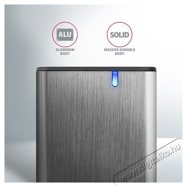 Axagon EEM2-SG2 USB-C 3.2 Gen2 - M.2 NVMe SSD h&aacute;z Iroda &eacute;s sz&aacute;m&iacute;t&aacute;stechnika - Adatt&aacute;rol&oacute; / merevlemez - Kieg&eacute;sz&iacute;tő - 391380