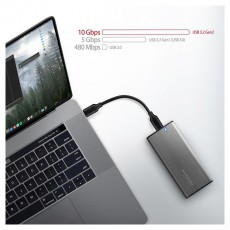 Axagon EEM2-SG2 USB-C 3.2 Gen2 - M.2 NVMe SSD h&aacute;z Iroda &eacute;s sz&aacute;m&iacute;t&aacute;stechnika - Adatt&aacute;rol&oacute; / merevlemez - Kieg&eacute;sz&iacute;tő - 391380