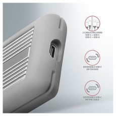 Axagon EEM2-XS USB-C 3.2 Gen2 - M.2 NVMe SSD ház Iroda és számítástechnika - Adattároló / merevlemez - Kiegészítő - 391384