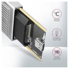 Axagon EEM2-XS USB-C 3.2 Gen2 - M.2 NVMe SSD ház Iroda és számítástechnika - Adattároló / merevlemez - Kiegészítő - 391384