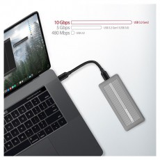 Axagon EEM2-XS USB-C 3.2 Gen2 - M.2 NVMe SSD ház Iroda és számítástechnika - Adattároló / merevlemez - Kiegészítő - 391384