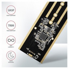 Axagon EEM2-XS USB-C 3.2 Gen2 - M.2 NVMe SSD ház Iroda és számítástechnika - Adattároló / merevlemez - Kiegészítő - 391384