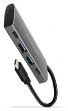 Axagon HMC-4G2 4 portos USB3.2. Gen 2 ez&uuml;stfekete HUB Iroda &eacute;s sz&aacute;m&iacute;t&aacute;stechnika - Notebook kieg&eacute;sz&iacute;tő - USB hub / eloszt&oacute; - 391754