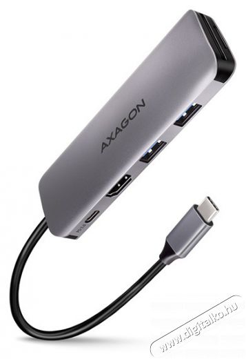 Axagon HMC-5 SuperSpeed USB-C COMBO 5in1 Hub Iroda és számítástechnika - Notebook kiegészítő - USB hub / elosztó - 391752