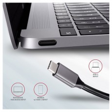 Axagon HMC-5 SuperSpeed USB-C COMBO 5in1 Hub Iroda és számítástechnika - Notebook kiegészítő - USB hub / elosztó - 391752