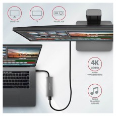 Axagon HMC-5G2 5 portos USB3.2. Gen 2 ezüstfekete HUB Iroda és számítástechnika - Notebook kiegészítő - USB hub / elosztó - 392364