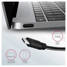 Axagon HMC-5G2 5 portos USB3.2. Gen 2 ezüstfekete HUB Iroda és számítástechnika - Notebook kiegészítő - USB hub / elosztó - 392364