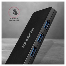 Axagon HUE-G1C 4 portos USB3.0 Hub Iroda és számítástechnika - Notebook kiegészítő - USB hub / elosztó - 391758