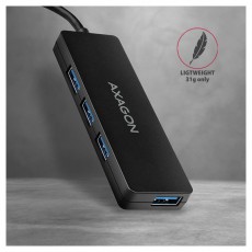 Axagon HUE-G1C 4 portos USB3.0 Hub Iroda és számítástechnika - Notebook kiegészítő - USB hub / elosztó - 391758