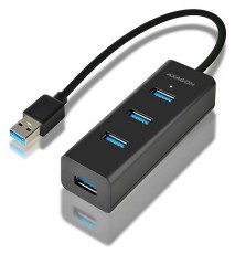 Axagon HUE-S2B 4 portos USB3.0 gyorstöltő Hub Iroda és számítástechnika - Notebook kiegészítő - USB hub / elosztó - 391671