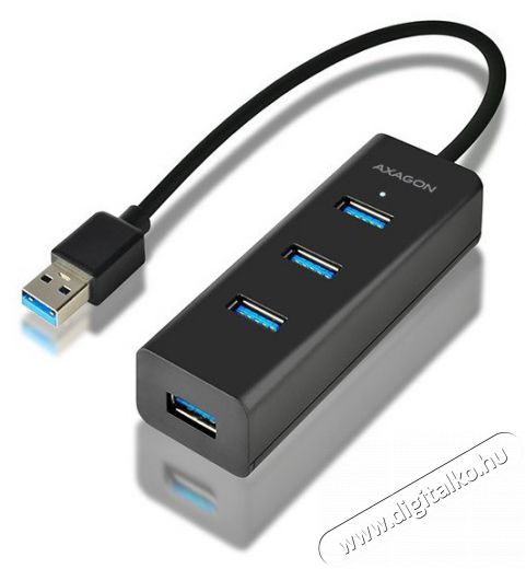 Axagon HUE-S2B 4 portos USB3.0 gyorstöltő Hub Iroda és számítástechnika - Notebook kiegészítő - USB hub / elosztó - 391671