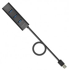 Axagon HUE-S2BP 4 portos USB3.0 gyorstöltő hosszú kábeles Hub tápegységgel Iroda és számítástechnika - Notebook kiegészítő - USB hub / elosztó - 391674