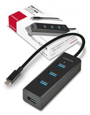 Axagon HUE-S2C 4 portos USB-C 3.0 Hub Iroda és számítástechnika - Notebook kiegészítő - USB hub / elosztó - 391673