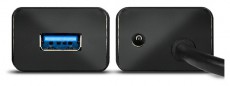Axagon HUE-SA7BP 7 portos USB3.0 gyorstöltő fekete Hub Iroda és számítástechnika - Notebook kiegészítő - USB hub / elosztó - 391675