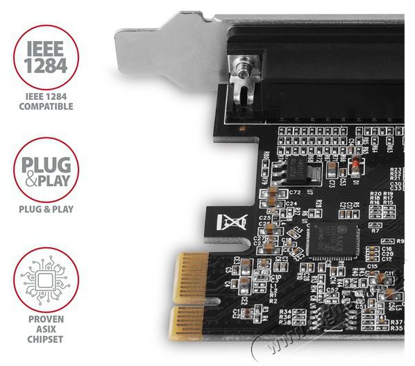 Axagon PCEA-P1N 1 db p&aacute;rhuzamos portos 1 s&aacute;vos PCI-Express k&aacute;rtya Iroda &eacute;s sz&aacute;m&iacute;t&aacute;stechnika - Egy&eacute;b sz&aacute;m&iacute;t&aacute;stechnikai term&eacute;k - 392419