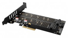 Axagon PCEM2-D PCI-Express - NVME+NGFF M.2 adapter Iroda és számítástechnika - Egyéb számítástechnikai termék - 391463