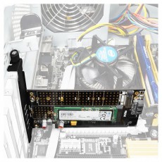 Axagon PCEM2-D PCI-Express - NVME+NGFF M.2 adapter Iroda és számítástechnika - Egyéb számítástechnikai termék - 391463