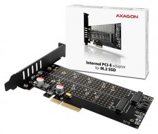 Axagon PCEM2-D PCI-Express - NVME+NGFF M.2 adapter Iroda és számítástechnika - Egyéb számítástechnikai termék - 391463