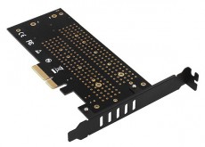 Axagon PCEM2-DC PCI-Express - NVME+NGFF M.2 hűtővel ellátott adapter Iroda és számítástechnika - Egyéb számítástechnikai termék - 391464