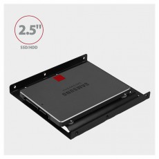 Axagon RHD-125B 3,5"-ről 2,5"-re fekete SSD / HDD beépítő keret Memória kártya / Pendrive - Adapter - 391467