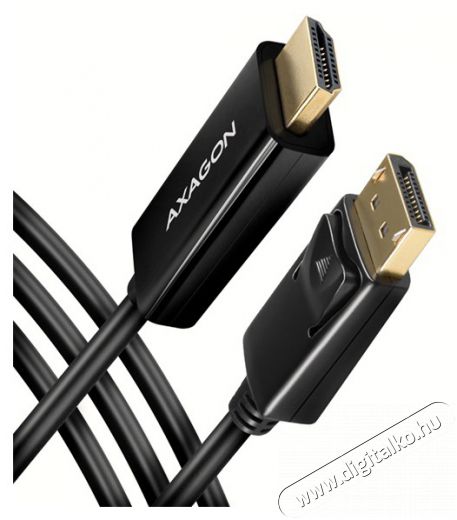 Axagon RVD-HI14C2 Displayport - HDMI 1.4 kábel Tv kiegészítők - Kábel / csatlakozó - Hdmi kábel - 391079