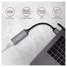 Axagon ADE-TR Type-A USB 3.2 - Gigabit Ethernet Adapter Iroda és számítástechnika - Hálózat - Hálózati kiegészítő - 395308
