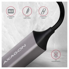 Axagon ADE-TR Type-A USB 3.2 - Gigabit Ethernet Adapter Iroda és számítástechnika - Hálózat - Hálózati kiegészítő - 395308