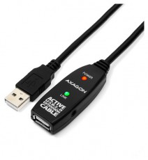 Axagon ADR-210 Aktív USB hosszabbító kábel 10m Iroda és számítástechnika - Számítógép tartozék - USB kábel - 395303