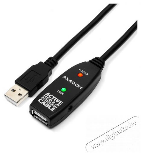Axagon ADR-210 Aktív USB hosszabbító kábel 10m Iroda és számítástechnika - Számítógép tartozék - USB kábel - 395303