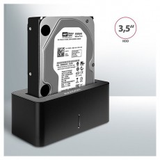 Axagon ADSA-SN Usb 3.0 Sata Fekete dokkoló állomás Iroda és számítástechnika - Adattároló / merevlemez - Kiegészítő - 395307