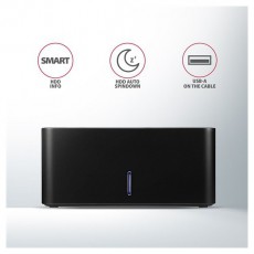 Axagon ADSA-SN Usb 3.0 Sata Fekete dokkoló állomás Iroda és számítástechnika - Adattároló / merevlemez - Kiegészítő - 395307