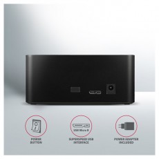 Axagon ADSA-SN Usb 3.0 Sata Fekete dokkoló állomás Iroda és számítástechnika - Adattároló / merevlemez - Kiegészítő - 395307