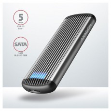 Axagon Axagon EEM2-SA USB microB 3.2 Gen1 - M.2 SATA SSD ház Iroda és számítástechnika - Adattároló / merevlemez - Kiegészítő - 395351